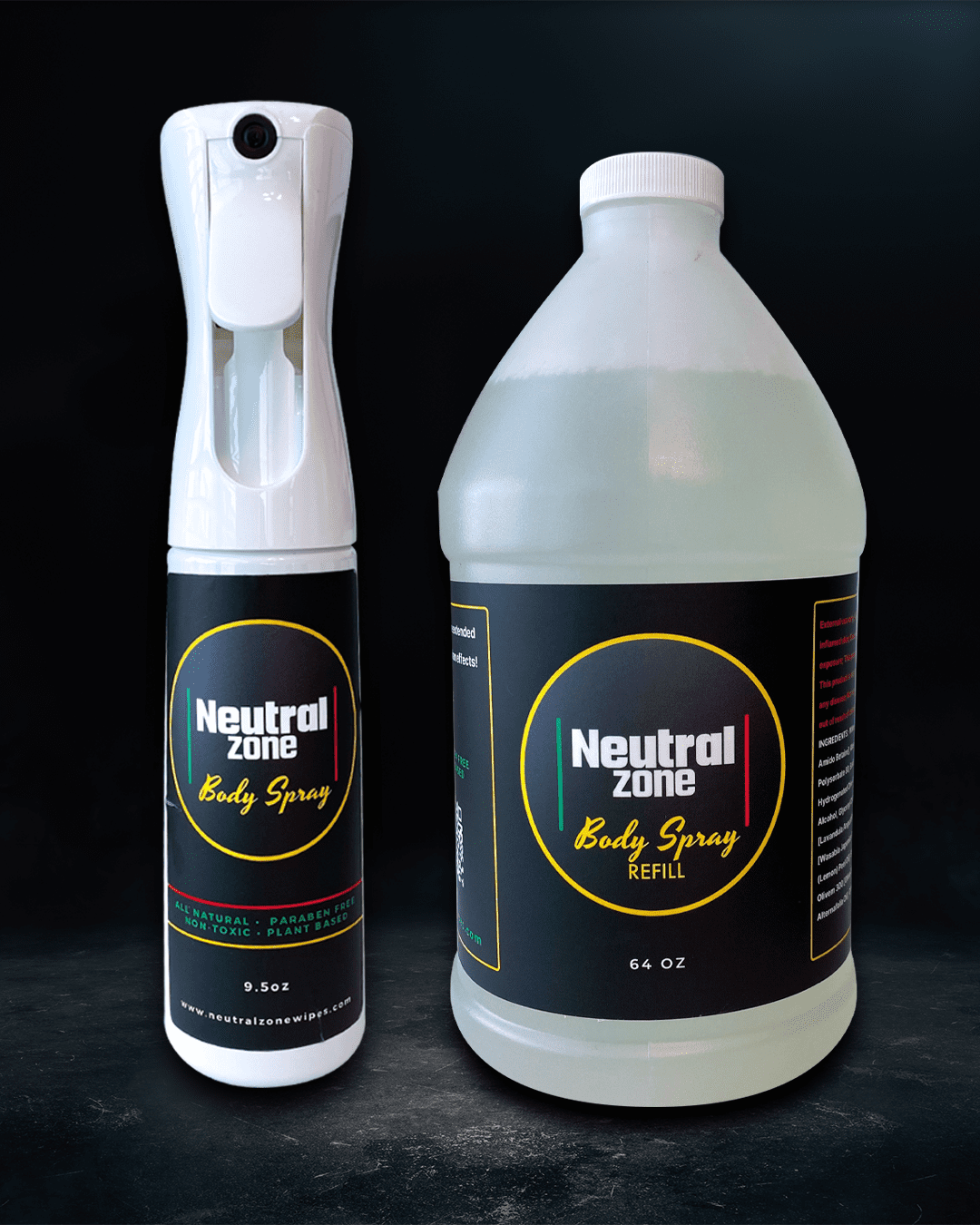 Neutral Zone Clean Spray + 64oz Refill Combo image 0