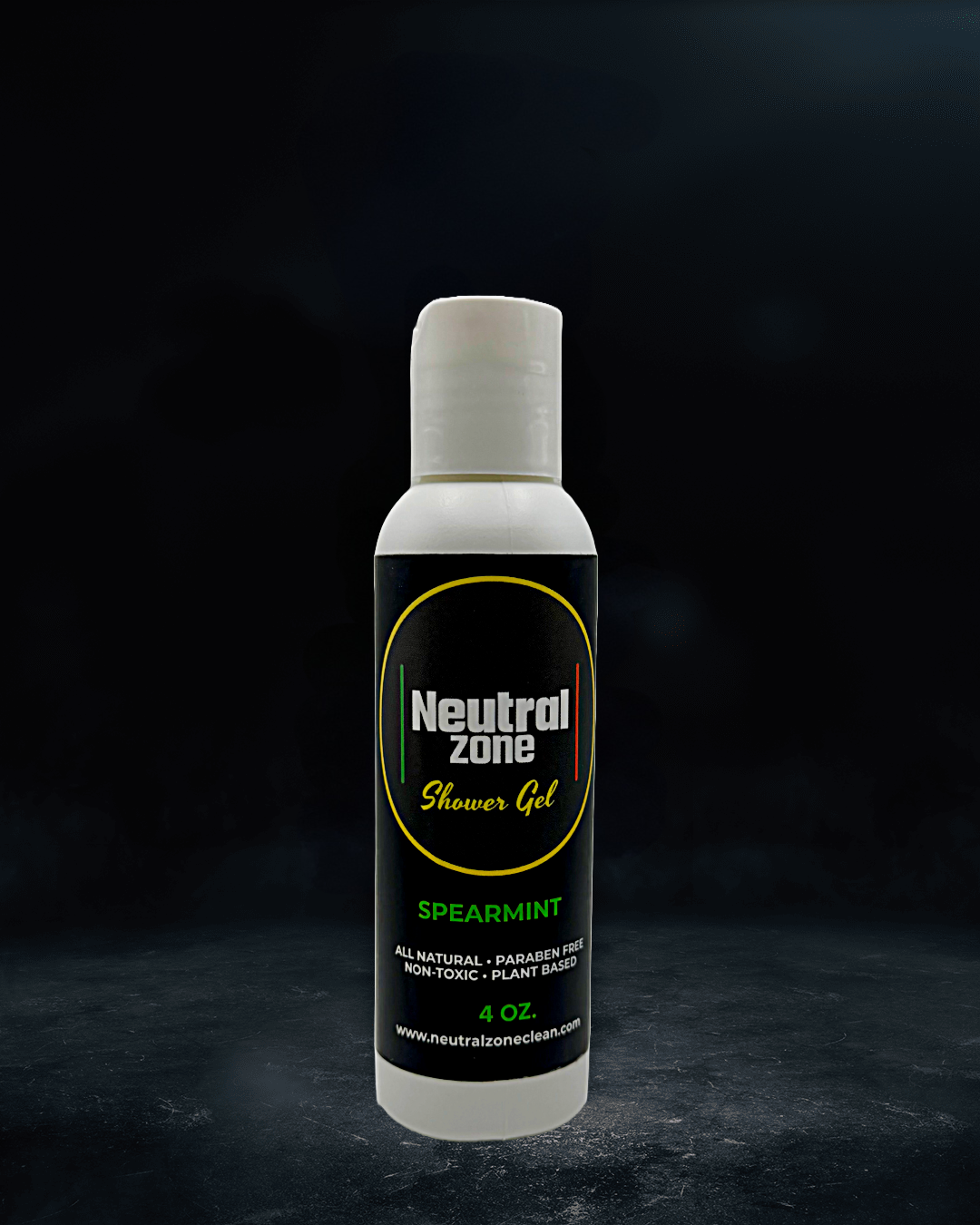 Neutral Zone Clean Spearmint Shower Gel for Athletes (2oz, 4oz, 8oz, 16oz) - 4 oz. image