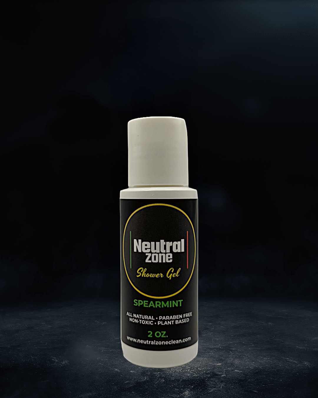 Neutral Zone Clean Spearmint Shower Gel for Athletes (2oz, 4oz, 8oz, 16oz) - 2 oz. image